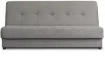 Mebel Elite I&scaron;skleidžiama sofa-lova ARUBA, miegamoji dalis 118 &times; 188 cm, pilka