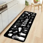 Alishomtll bėgimo takelis koridoriui neslystantis 60 x 150 cm virtuvės bėgimo takelis neslystantis plaunamas purvui atsparus sugeriantis bėgimo takelis modernus virtuvės kilimas lengvai prižiūrimas koridoriaus bėgimo takelis virtuvei vidaus svetainei ...