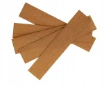 Aura Candles Armina Candles plok&scaron;čia medinė dagtis žvakėms 2x10 cm 5 vnt