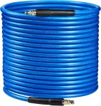 Matxree 15 m auk&scaron;to slėgio plovimo įrenginio atsarginė žarna, skirta k&auml;rcher k2 k3 k4 k5 k6 k7 serijos prailginimo žarnai, auk&scaron;to slėgio žarna su click quick connect sistema mėlyna 180 bar