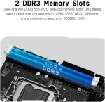 Vaizdo plok&scaron;tė H61c pagrindinė plok&scaron;tė Lga 1155 Intel 2/3 kartos, Ddr3, M.2