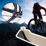 2 dviračio rėmo apsaugų rinkinys, dviračio grandinės apsauga, silikoninis dviračio rėmo apsauginis padėklas, skirtas visų tipų dviračiams, bmx, plento dviračiams, kalnų dviračiams, juodas