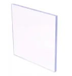 Plexi organinio stiklo apsauga bespalvė 24x24 3mm &scaron;viestuvui