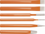 Neo Tools Puntuvų, kaltų ir centrinių &scaron;tampų rinkinys, 6 vnt