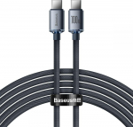 USB kabelis Baseus USB-C - USB-C 2 m Juodas (baseus _ 20220 112152938)