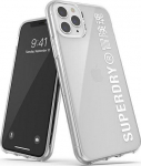 Dėklas SUPERDRY SNAP CASE CLEAR IPHONE 11 PRO MAX TRANSPARENT / Baltas