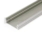 3m LED juostos profilis WIDE24 G/W, anoduotas aliuminis