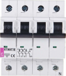 Eti-Polam Grandinės pertraukiklis 3P+N B 25A 10kA AC ETIMAT10 002126718