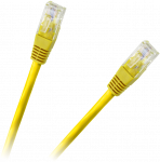 LP Oem Patchcord kabelis UTP 8c ki&scaron;tukas-ki&scaron;tukas 1.0 m CCA geltona