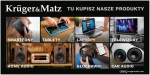 Kruger & Matz reklamjuostė &ndash; čia galite įsigyti mūsų gaminių (200 x 100 cm)