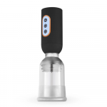 CRUIZR CS07 Advanced Vibrating Intimate Pump - 5 Modes, Transparent, 24.1cm