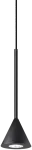 4W LED pakabinamas &scaron;viestuvas ARCHIMEDE, juodas, 3000K
