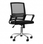 Activeshop Biuro kėdė ant ratukų RECEPTION CHAIR BETA Juodas