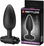 Pretty Love Anal plug vibruojantis sekso ki&scaron;tukas 10 režimų 11cm