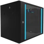 Extralink 9U 600x450 Juoda | Rack spinta | montuojama ant sienos