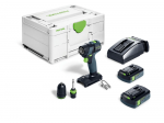 Suktuvas-gręžtuvas Festool TXS 18 C 3,0-Plus 18 V; 2x3,0 Ah akum.