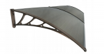 Stogelis vir&scaron; durų Metal-gum, 200x100 cm, rudas