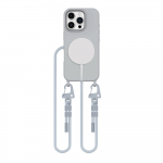 Tech-Protect MagNecklace MagSafe with Lanyard Apple iPhone 16 Pro - dėklas telefonui pilkos spalvos