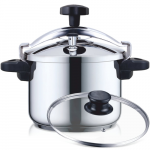 Haeger PC-6SS.019A &bdquo;Pressure Cooker Plus 2in1&ldquo; nerūdijančio plieno greitpuodis, 6 l