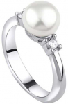 Silvego Maya sidabrinis žiedas su tikru natūraliu perlu LPS1496RW