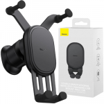 AUTOMOBILIŲ LAIKIKLIS INDUKCINIS ĮKROVIKLIS Baseus SUWX030001 Qi 15W GRID Juodas