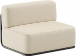 Sofa Sitsit Vieno Modulio Baldai, &Scaron;iaudai, 0.8x1.02x0.78 m, Bežinė Spalva