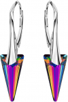 Diamond Sky Jewelry Sidabriniai auskarai moterims DiamondSky &bdquo;Spike II (Vitrail Medium)&ldquo; su Swarovski kristalais