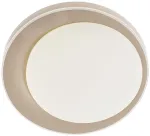 Lubinis &scaron;viestuvas 24W LED plafonas PADDY, matinės baltos/aukso sp., 4000K