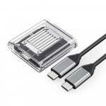 Disko dėžutė Orico TC20-M2 M.2 NVME USB-C 3.2 - skaidri