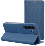 Dėklas Oem LUNA Book Carbon skirtas Xiaomi Redmi 14C mėlynos spalvos