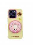 3Dcase DĖKLAS CASE 3D DONAT WITH STAND IPHONE 13 PRO