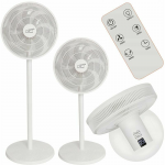 LTC Ventiliatorius STOJĄCY 14" 55W, CYFROWY WYŚWIETLACZ, Pultas, 3 POZIOMY PRĘDKOŚCI