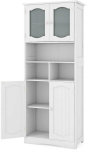 Promotions Vonios kambario laikymo spintelė, 59.7x30.5x148.6 cm, balta