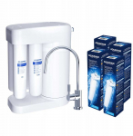 Atvirk&scaron;tinio osmoso vandens filtras Aquaphor Morion Ro101s, 4 keičiami filtrai