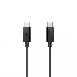 Spigen EB6020CC 60W Cable + USB-C / USB-C Cable 200 cm - Juodas