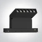 10W LED &scaron;viestuvas į magnetines sistemas MINI/MIDI, juodas, 3000/3500/4000K, 48V, 38&deg;, 42124AA/B/V