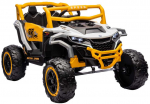 Lean Cars Baterijomis Varomas 4x4 Visureigis M1, Baltas ir Geltonas