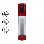 Pumped By Shots MegaLift - Automatic Atsparus vandeniui Penis Pump - Metallic Raudona