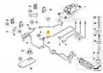 Bmw X5 E70 X6 E71 Slėgio Vamzdžių Rinkimo Blokas Originalus 37136772444