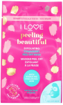 I Love Beautiful Peeling Exfoliating Strawberry Peel Mask nulupamoji veido kaukė su &scaron;veičiamuoju efektu, 10 ml