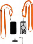 SmallRig 5300 FilMov Phone Shoulder Strap Oranžinis