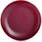 Keramikteller Dessertteller Fr&uuml;hst&uuml;cksteller Teller aus Keramik bordeauxrot SOHO 20,5 cm