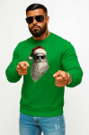 Žalias džemperis be gobtuvo Santa