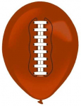 Usorteret Touchdown latex balloner, 6 stk