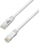 Spacetronik RJ45 CAT 6a U/UTP AWG32 plok&scaron;čias baltas kabelis 20 m