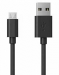 Kabelis Brackton USB Male - MicroUSB Male 5m Juodas
