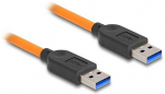 Delock USB 5 Gbps Kabelis USB Typ-A Stecker zu USB Typ-A Stecker f&uuml;r Tethered Shooting 1 m oranžinis
