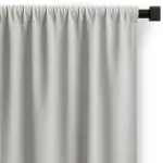 RESTILO curtain CARLI color pilka plain classic style classic multi-functional heading tape type of material - textiles oxford 200x250