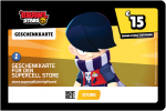Usorteret Supercell Brawl Stars Geschenkkarte 15&euro;