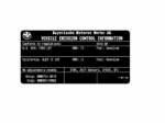 BMW X3 F25 X4 F26 I&scaron;metimo Etiketas Originalus 71228681997